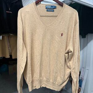 Polo Ralph Lauren V-Neck Sweater Pima Cotton